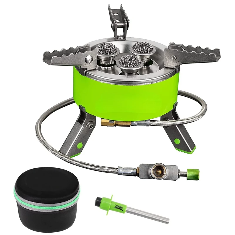 Outdoor Camping Windproof Burners Hiking Picnic Gas Stove