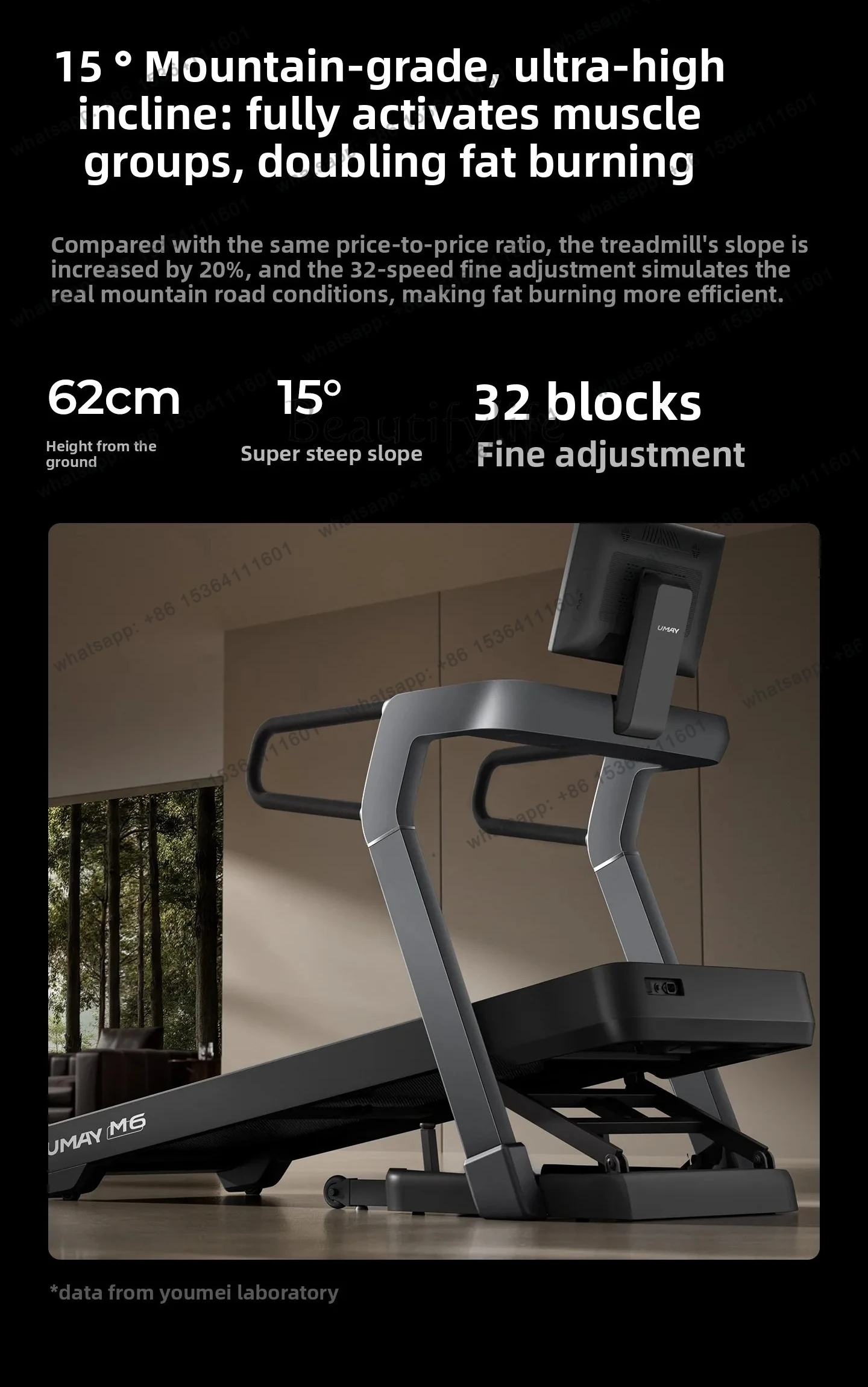 Treadmill Home Use Climbing Machine Ultra Quiet Foldable Fitness Equipment