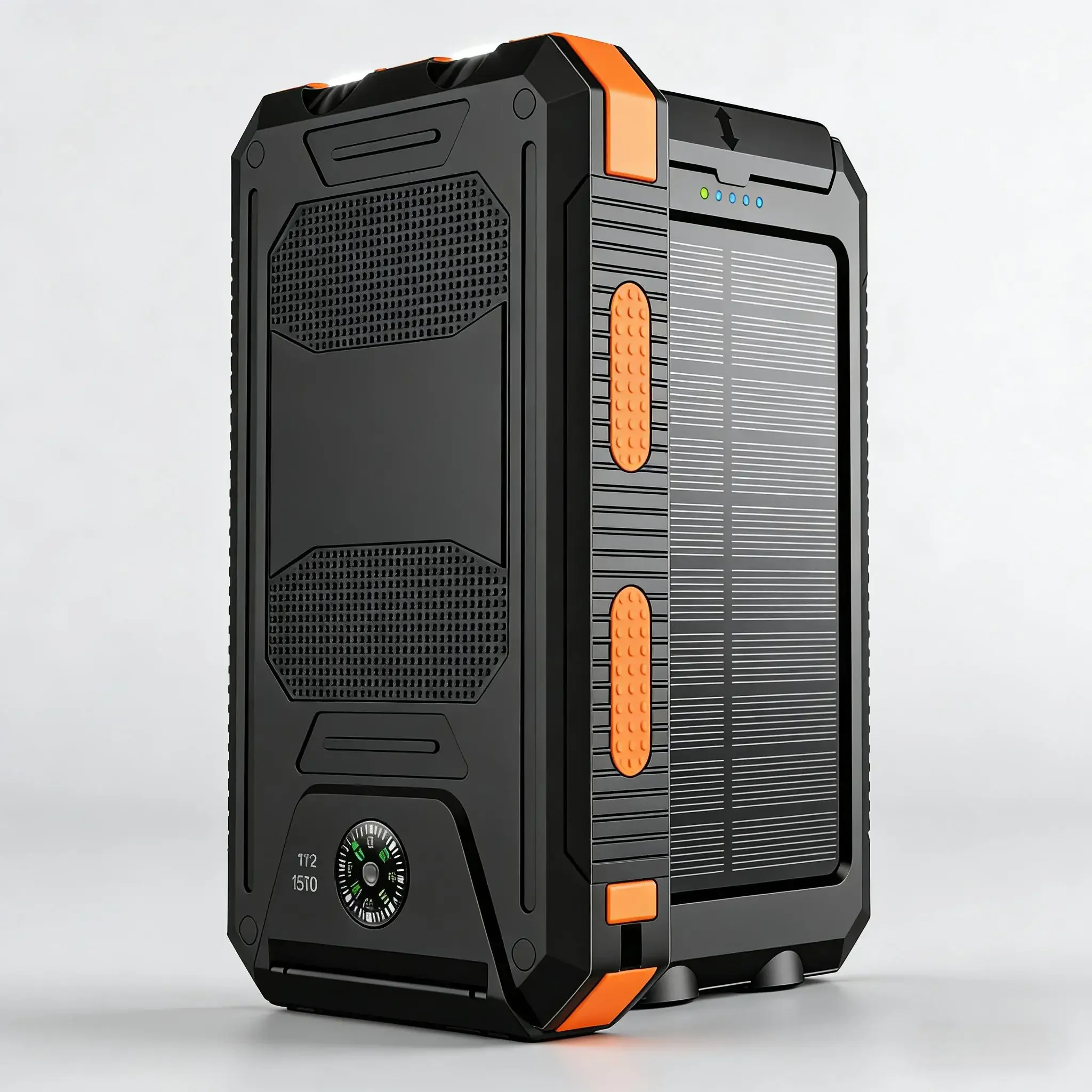 

Открытый аккумулятор на солнечной батарее 10000 мАч, компас с быстрой зарядкой, светодиодный фонарик для кемпинга, пешего туризма, альпинизма, экстренного использования