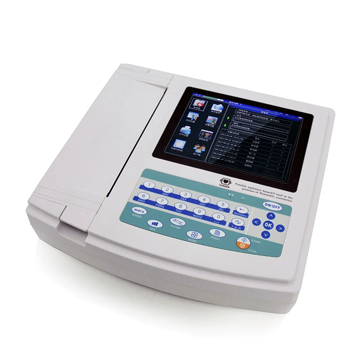 2024 Emergency & Clinics Digital Electrocardiograph Machine 8.4\