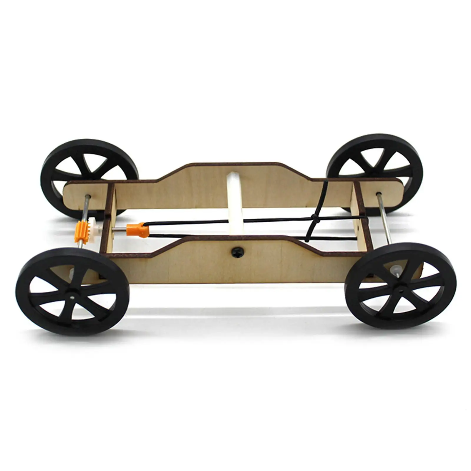 Wood DIY Car Model Kits Physics Science Cognitive Toys, 3D Building Puzzles