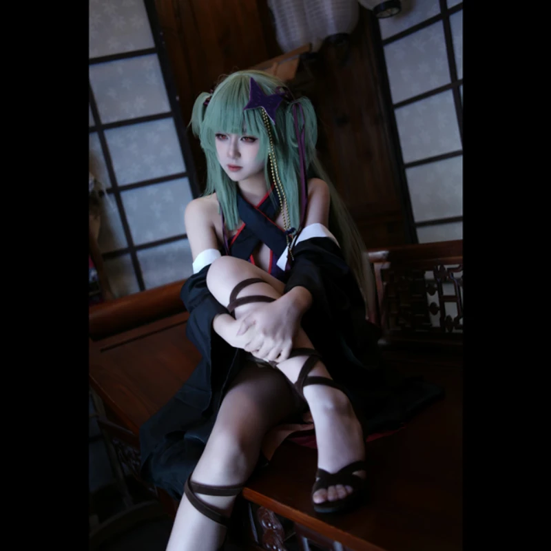 อะนิเมะเกมSenren * Banka Murasameคอสเพลย์เครื่องแต่งกายชุดกิโมโนญี่ปุ่นJKชุดสาวเซ็กซี่ชุดวิกผมฮาโลวีนเล่นบทบาท