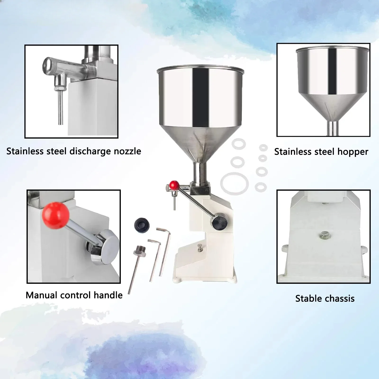 For 10-110ml automatische Getränkes aft Parfüm Paste Flaschen füll maschine Flüssigkeits füll maschine