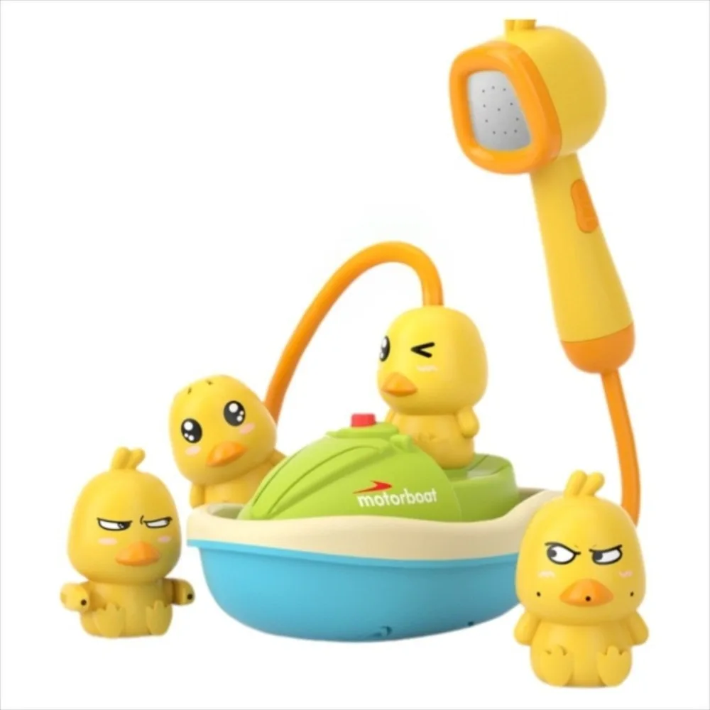 

Electric Duck Shape Baby Shower Water Surf Relaxing Kids Sprinkler Duck Toy Baby Bath Toys Bathtub Sprinkler Set Water Toys