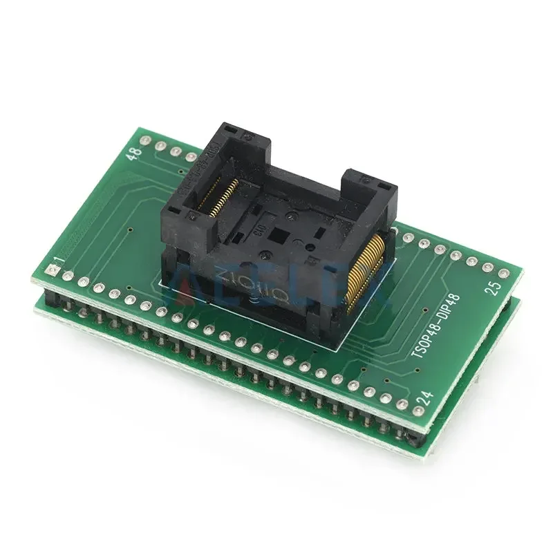 TSOP48 To DIP48 Adapter Test Socket 0.5mm Pitch IC Programming Socket Compatible With RT809F RT809H XELTEK USB Programmer