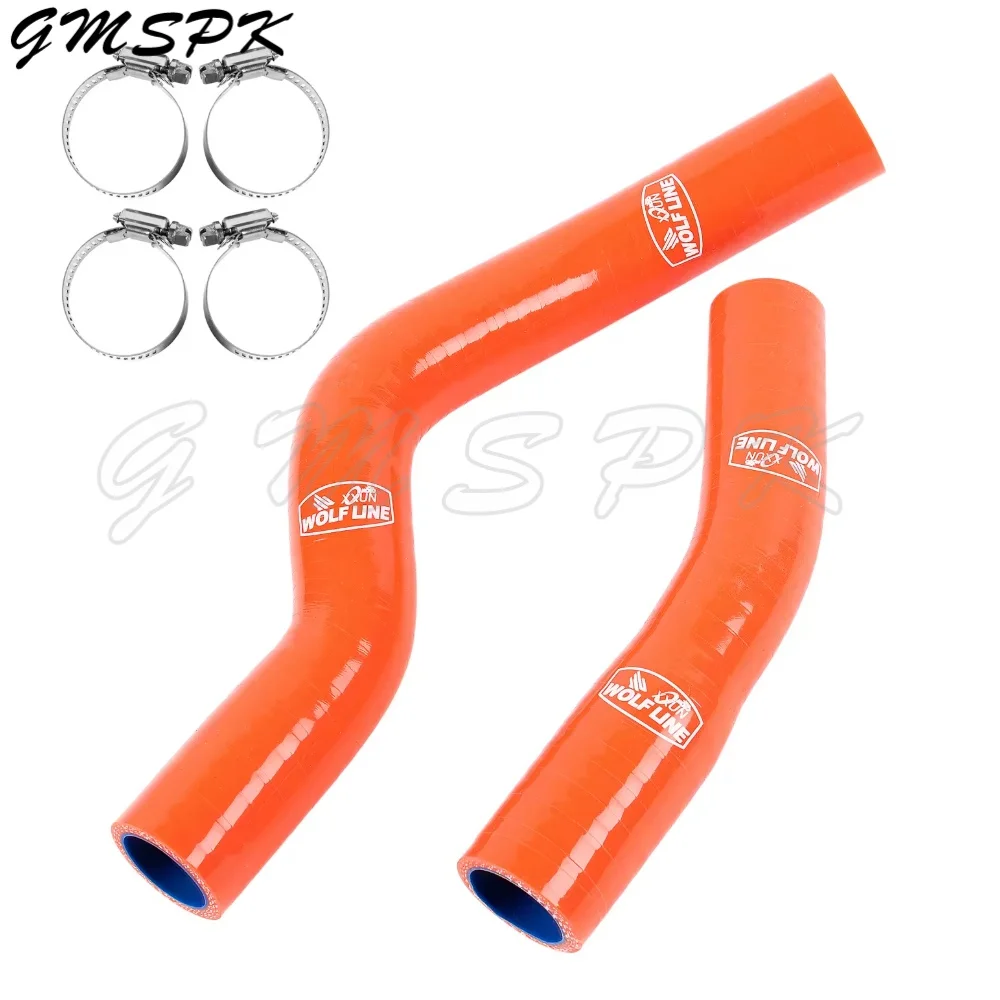 Silicone Motorcycle Coolant Hose Kit Radiator Hoses White/Black/Orange Fit for 790 890 Duke Adventure Duke790 Duke890 2019-2023
