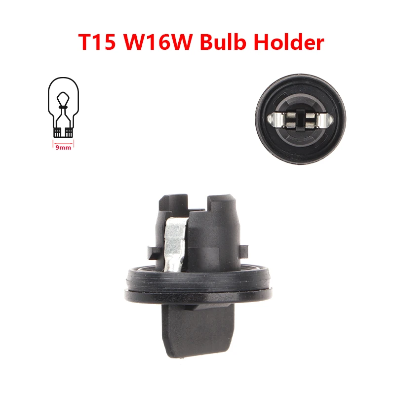 

1x For VW Passat Lavida Lamando T15 W16W Bulb Holder Reversing Light Socket Accessories