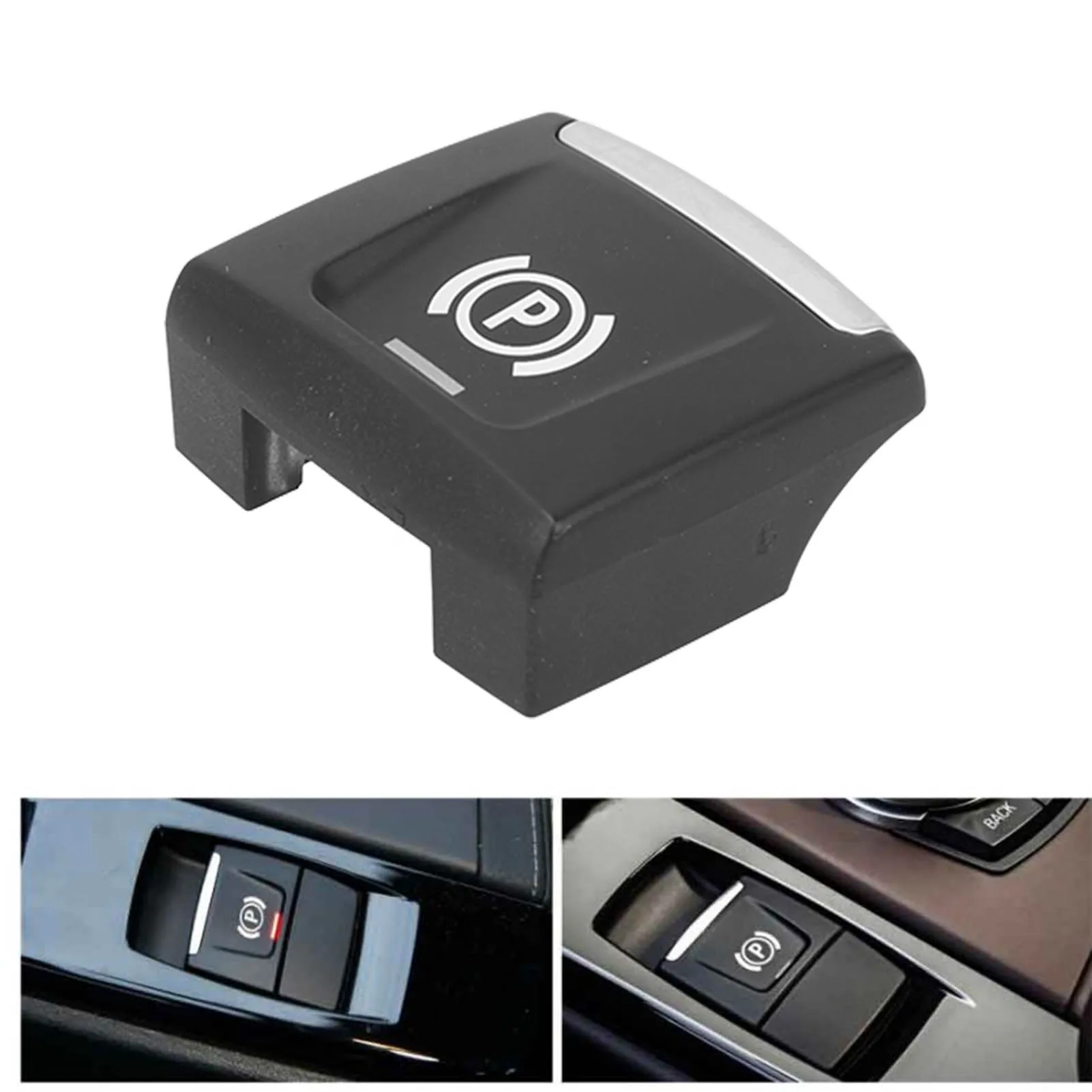 Handbrake Parking Switch Black Hand Brake P Button Cover for BMW 1 Series F20 F21 2 Series F22 F23 F45 F46 F44