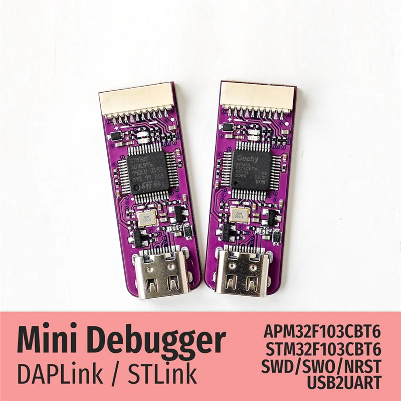 ABKN-Chip Debugger Mini Modul SWD SWO USB Ke Uart