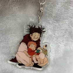 Anime Keychain Yuji Itadori Acrylic Keyring Strap Figure Hanging Accessories 6cm
