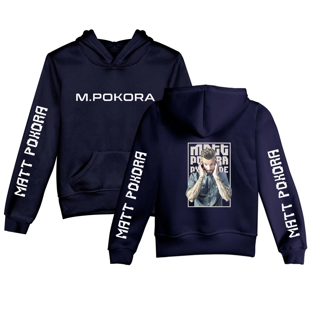 

M. Pokora Hoodie Children's Tracksuit Long Sleeve Girl Boy's Pullover Harajuku Streetwear Rapper Matt Pokora Kids Clothes