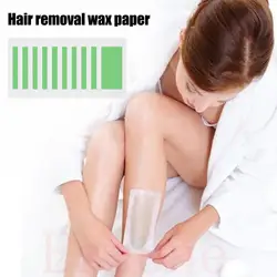 10pcs Multi Colors Professional Hair Removal Double Sided Cold Wax Strips Paper for Leg Body Face Wax Paper Wholesale S5W4