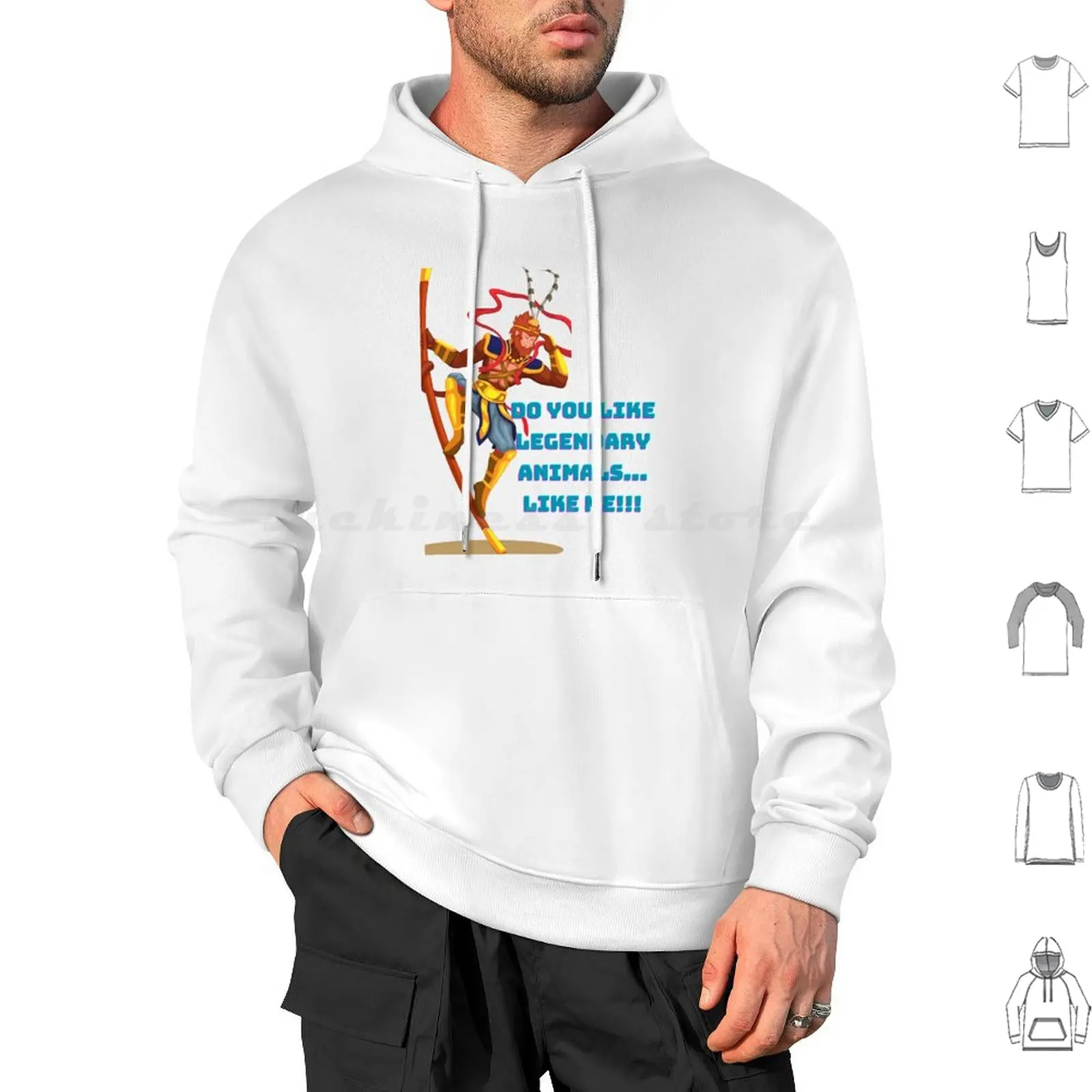 Do You Like Legendary Animals... Like Me!!! Hoodies Long Sleeve Fairy Cute Fantasy Legendary Fictitious Mythic Fantastic