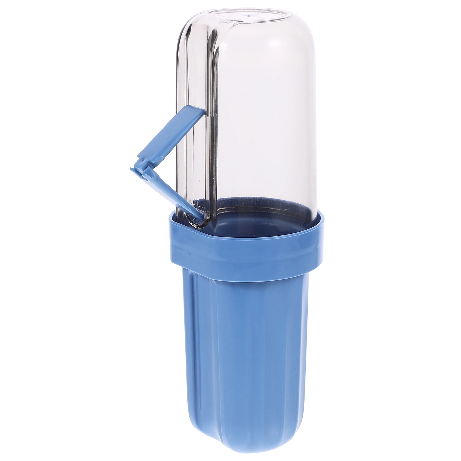 

1pcs Transparent Mouthwash Cup Toothbrush Holder Portable Blue COP Toothpaste Holder PP Bathroom Storage Case