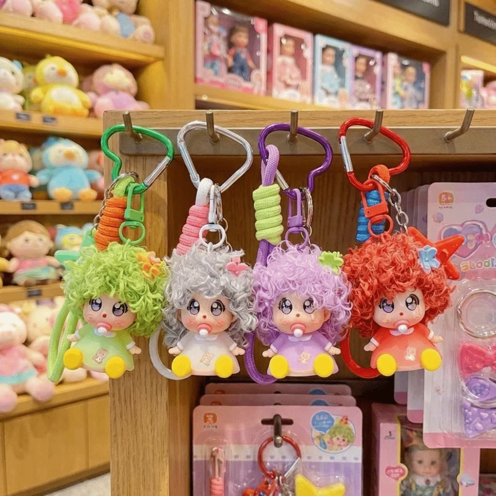 High-Quality PVC Sheep Keychain Stable Color Smooth Burr-Free Surface Mini Lamb Figurine Lightweight And Compact
