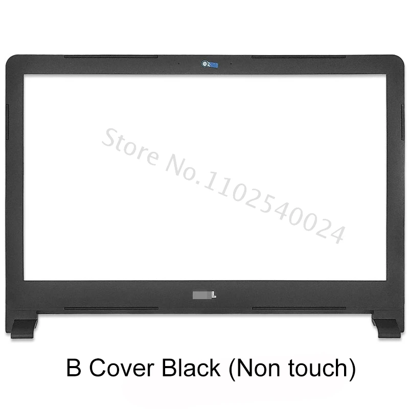 Imagem -03 - Laptop Lcd Capa Traseira para Dell Vostro 14 3458 3459 V3458 V3459 Moldura Frontal Apoio para as Mãos Superior Inferior Case Dobradiças Tampa Traseira Preta Novo