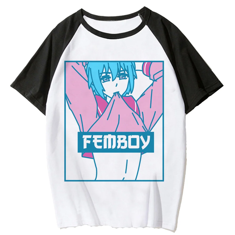 Femboys t shirt women streetwear t shirt female Japanese harajuku comic clothing