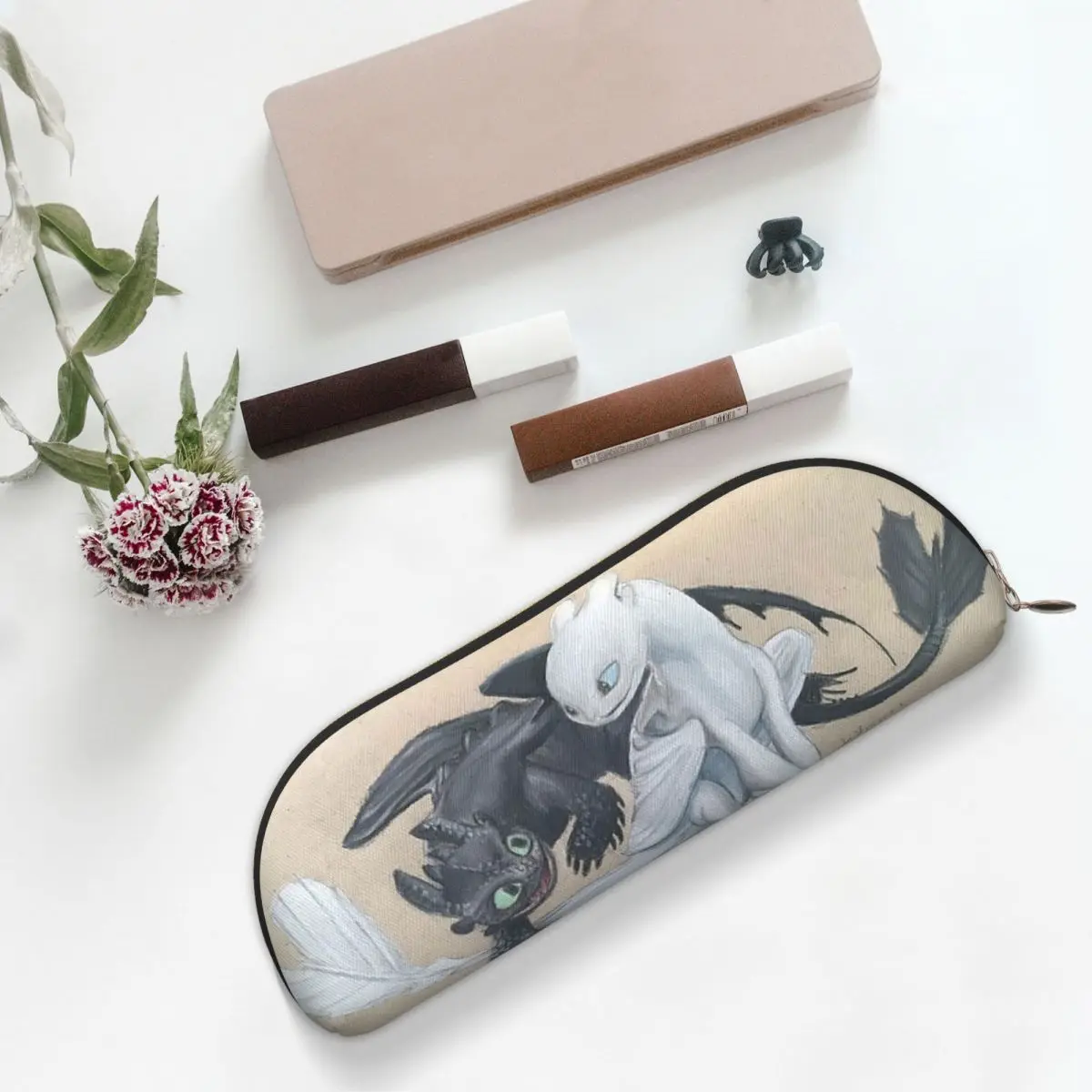 Беззубые и Lightfury пеналы, держатель для ручек, канцелярские принадлежности, большая вместительная коробка для ручек, сумка-карандаш для мальчиков и девочек, подарки