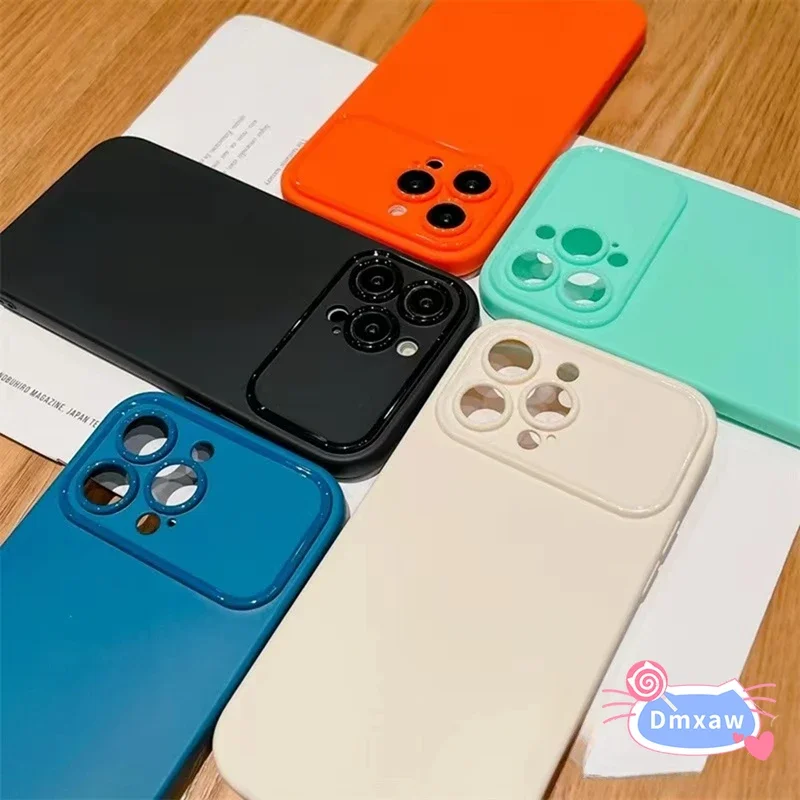 

Camera Lens Big Window Casing For OPPO Reno 6 5 Pro Plus Reno4 SE Reno3 5G Find X3 Neo Soft Cover Matte Simple Business Case
