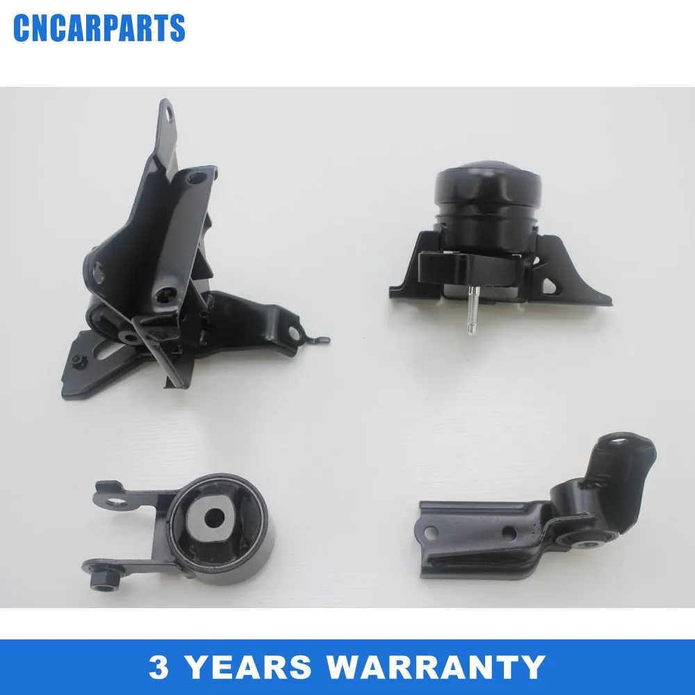 Engine Motor And Trans Mount Set 4PCS Fit For 2006-2011,15-16 Toyota Yaris 1.5L Auto