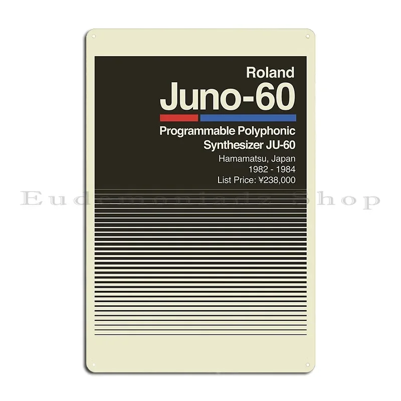 Juno 60 Alternative Metal Signs Design Rusty Garage Plaques Club Tin Sign Poster