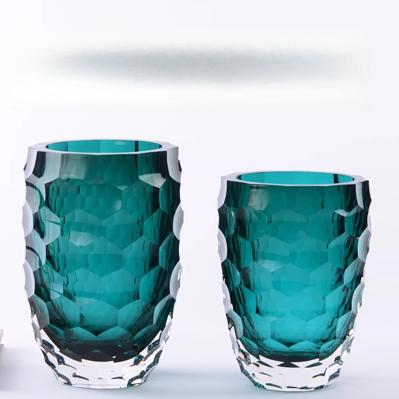 

Light luxury modern high-end glazed vase home office flower arrangement vase