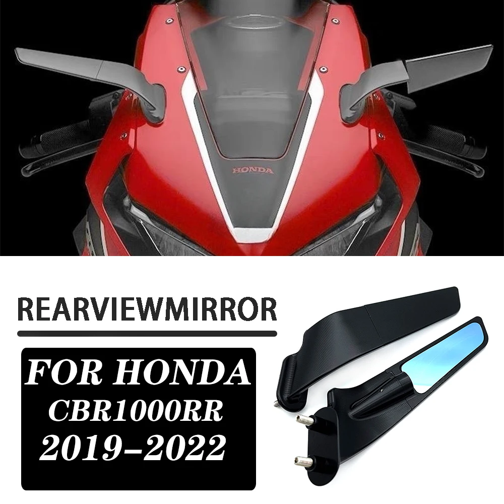 

For Honda CBR1000RR CBR 1000 RR NEW Rearview Mirror Motorcycle Mirror Modified Wind Wing Adjustable Rotating 2022 2021 2020