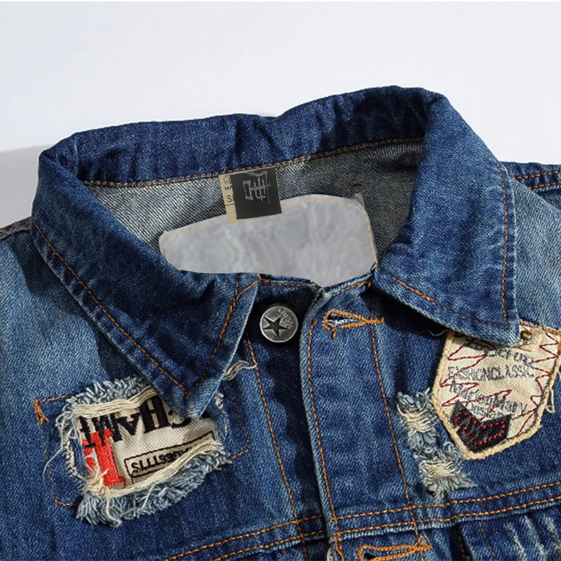 Spring Summer Men\'s Denim Vest Fashion Male Hip Hop Patch Hole Waistcoats Male Night Club Party Jeans Sleeveless Jacket Clothing