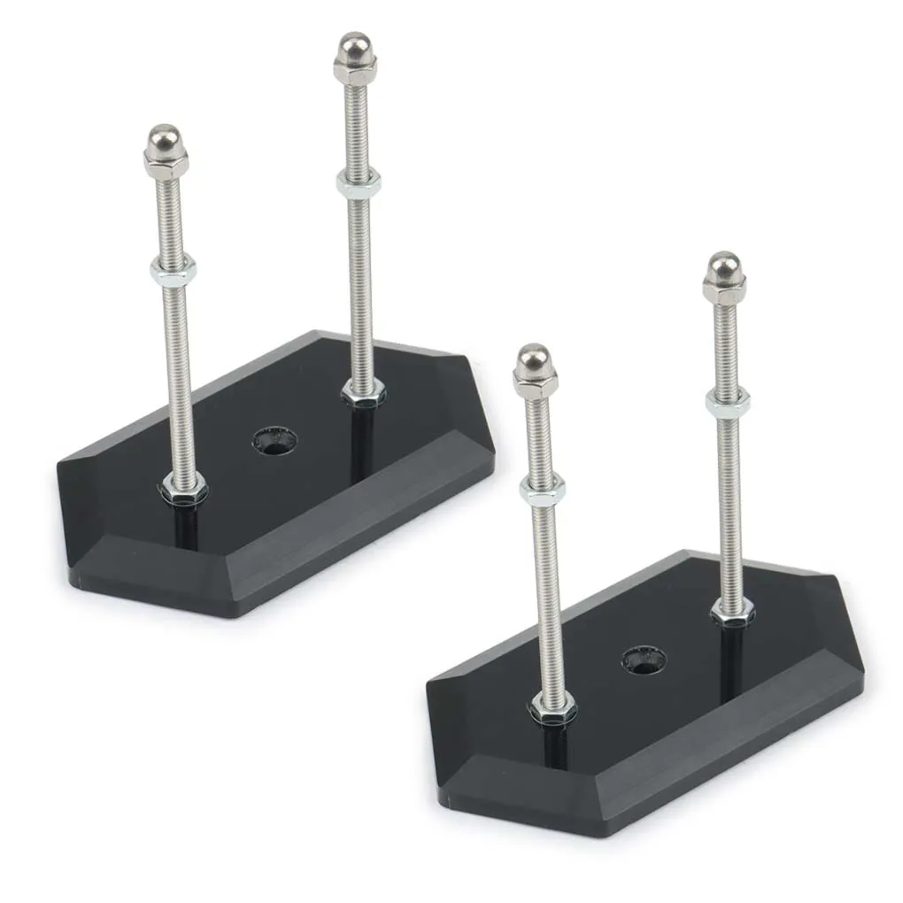 Набор из 2-х акриловых вешалок для скейтборда, настенный органайзер для стойки для палуб, прозрачный