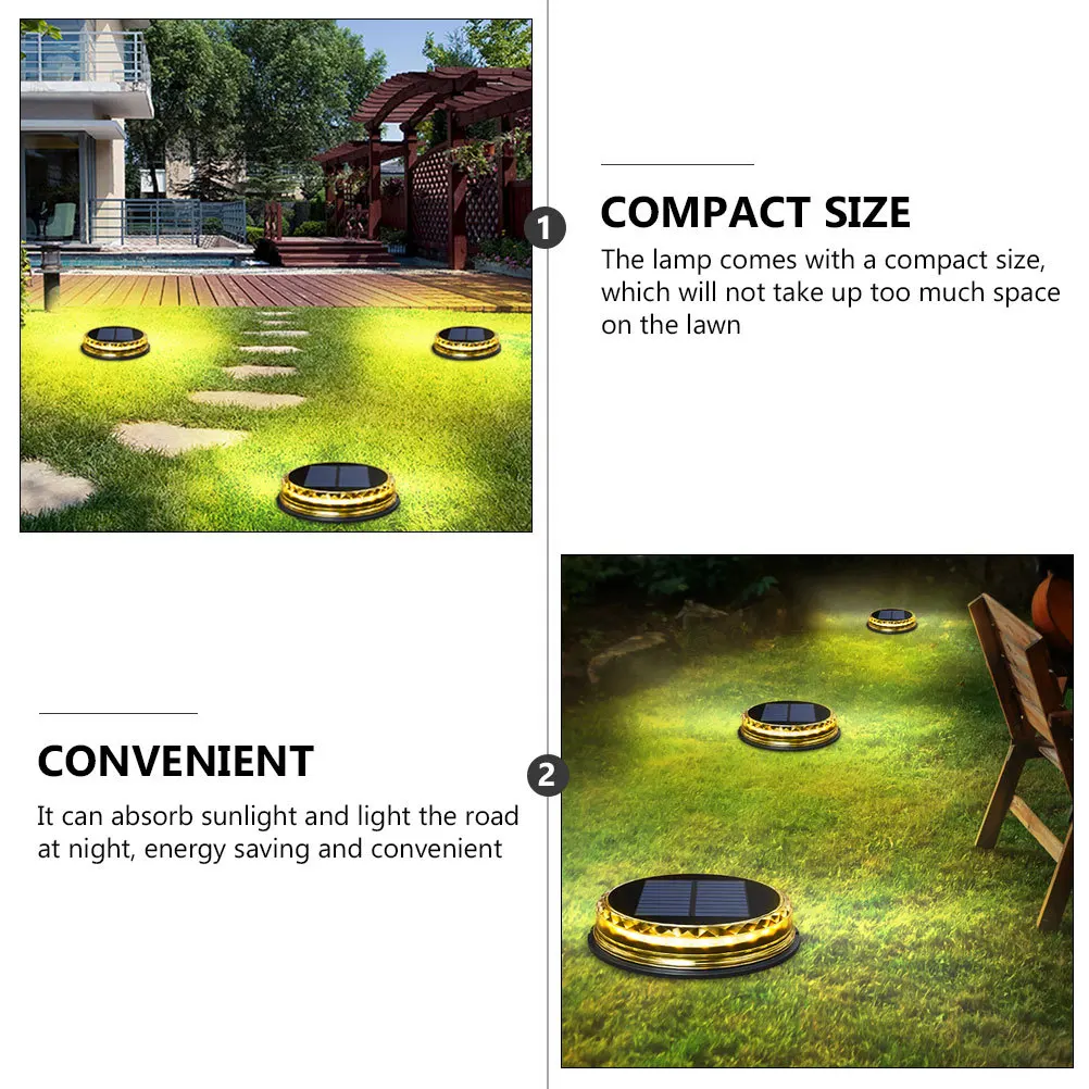 

Solar Ground LED Lamp Durable Energy Saving Home Garden Lawn Light Outdoor Lighting Tool Solar Ground Lamp Garden Lawn Light