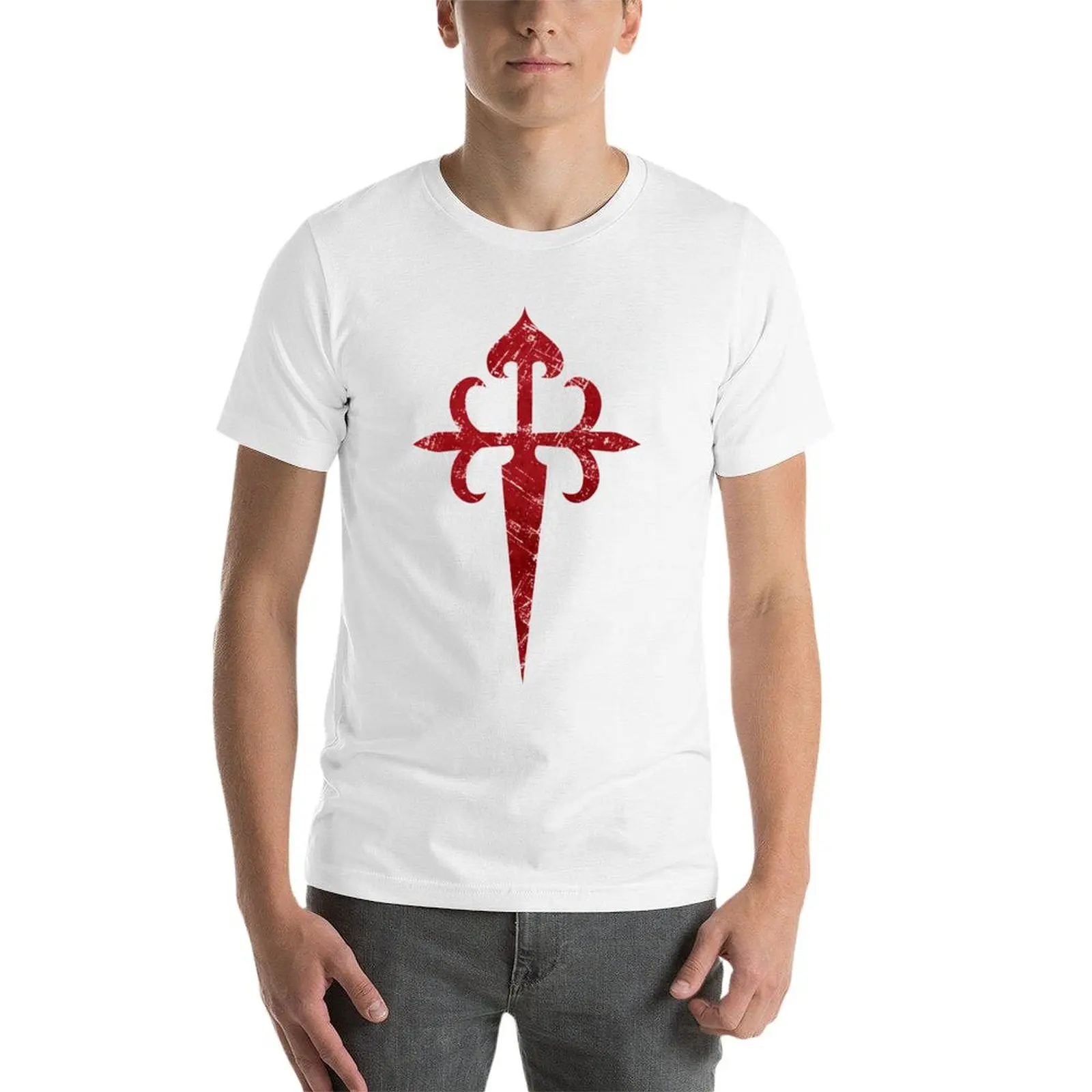 Cross of Santiago T-Shirt anime t shirts for man t shirts for man pack white T-Shirt