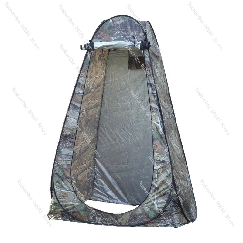 Portable Outdoor Shower Tent Camping Changing Room Privacy Shelter Thickened Warm Bath Toilet Enclosure Easy Setup Waterproof