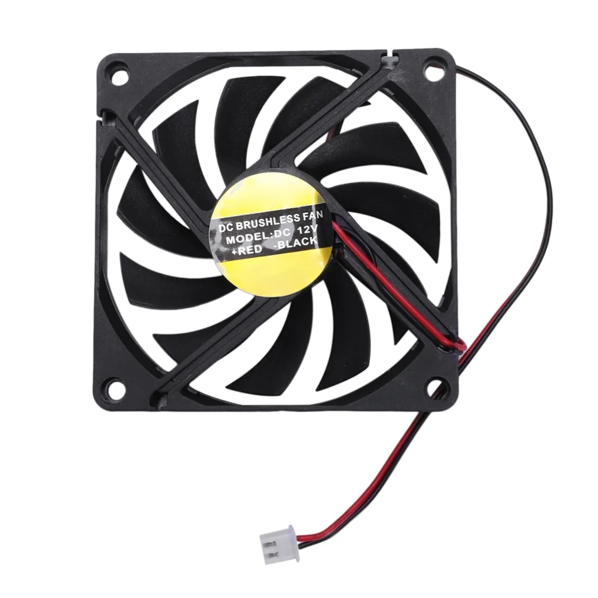 80mm 2 Pin Connector Cooling Fan Low Pressure for PC Computer Case CPU Cooler Radiator