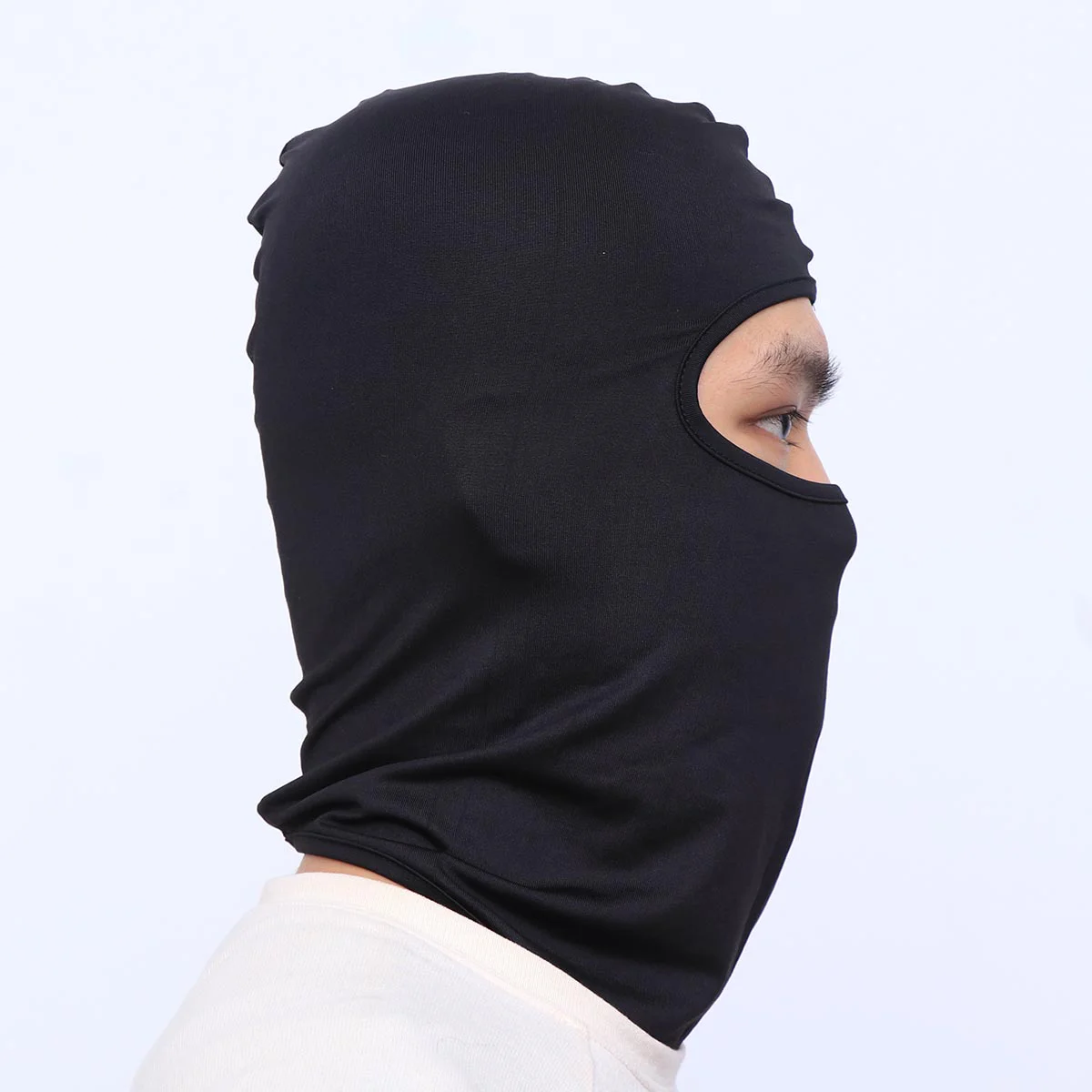 Hunting Mask Racing CS Balaclava Wind-proof Riding Game Headgear Flying Hood Riding Equipment Mask (Black)