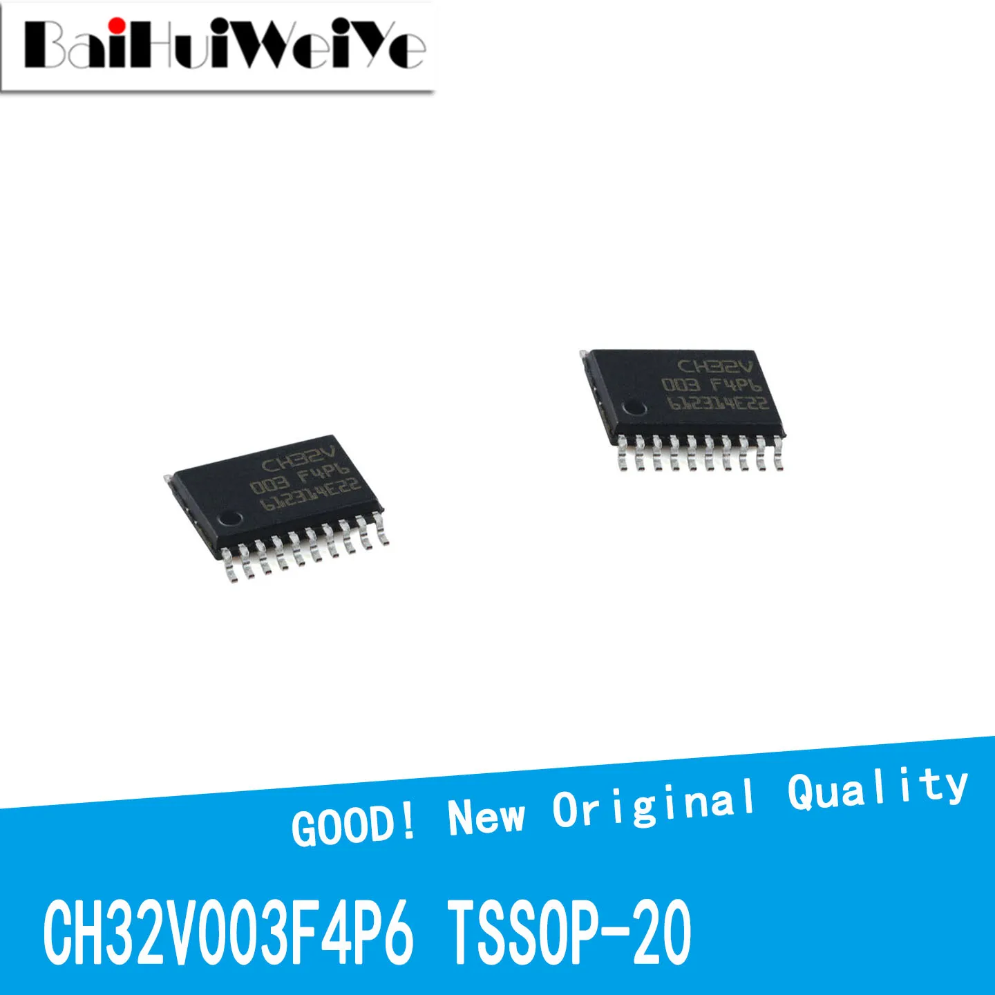10PCS CH32V003F4P6 CH32V003 32V003F4P6 TSSOP-20 Microcontroller IC SMD New Good Quality Chipset