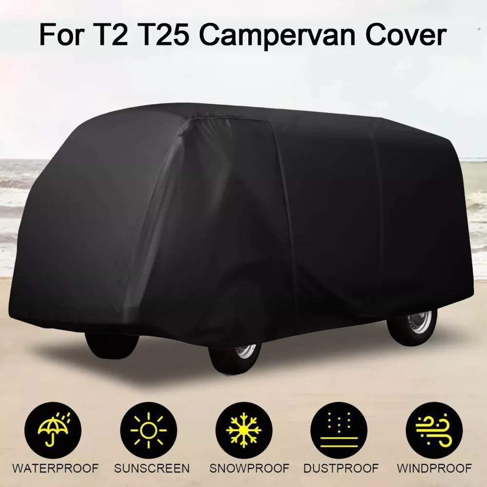 1 مجموعة RV مقاوم للماء ظلة غطاء قسط الغبار برهان غطاء تنفس لشركة فولكس فاجن T2 T25 متنقل قافلة شاحنة التخييم RV اكسسوارات