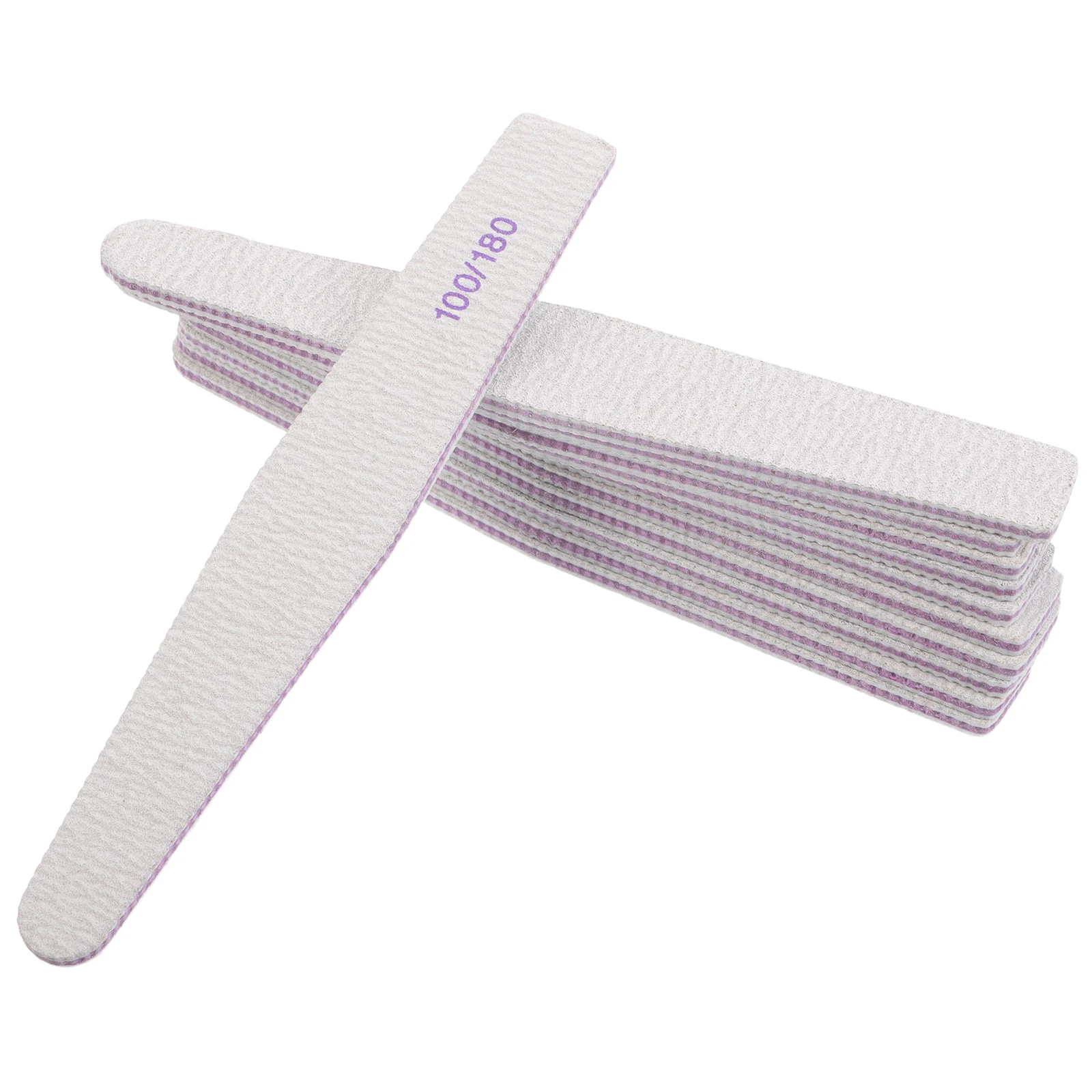 

25 Pcs Nail Files Heavy Duty Sanding Blocks for Salon Pink Toe Thick Nails Trimming Travel Filing Tools Polishing Buffers