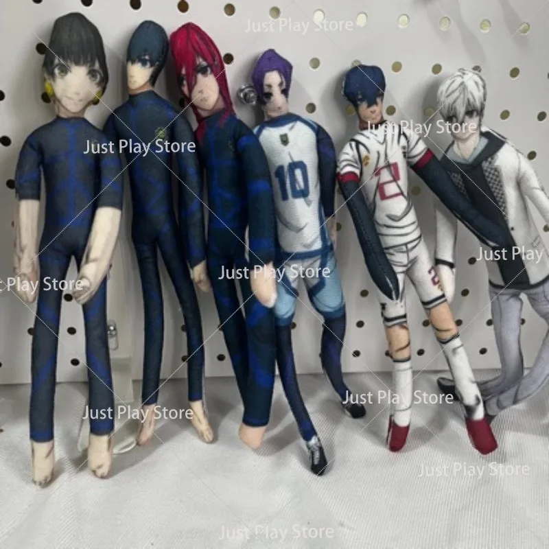 28cm Anime Isagi Yoichi Plush Toys Cartoon Nagi Seishiro Rin Itoshi Twisted Abstract Cosplay Stuffed Doll Plushie Figure Gifts