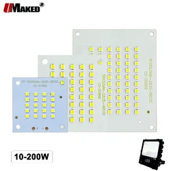 1PC LED PCB Floodlight Replace Plate10 20 30 50 100 150W SMD2835 100%Full Power Light Source Panel For Outdoor Lamps Repair DIY
