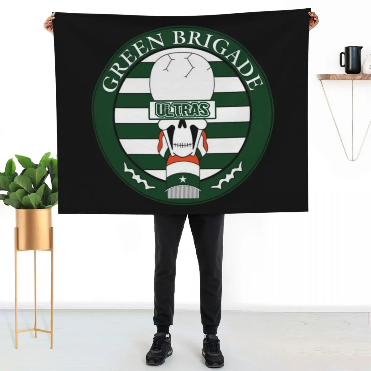 Green Brigade-ULTRAS Throw Blanket Polar manga sofa bed Blankets For Bed Weighted Bed Blankets