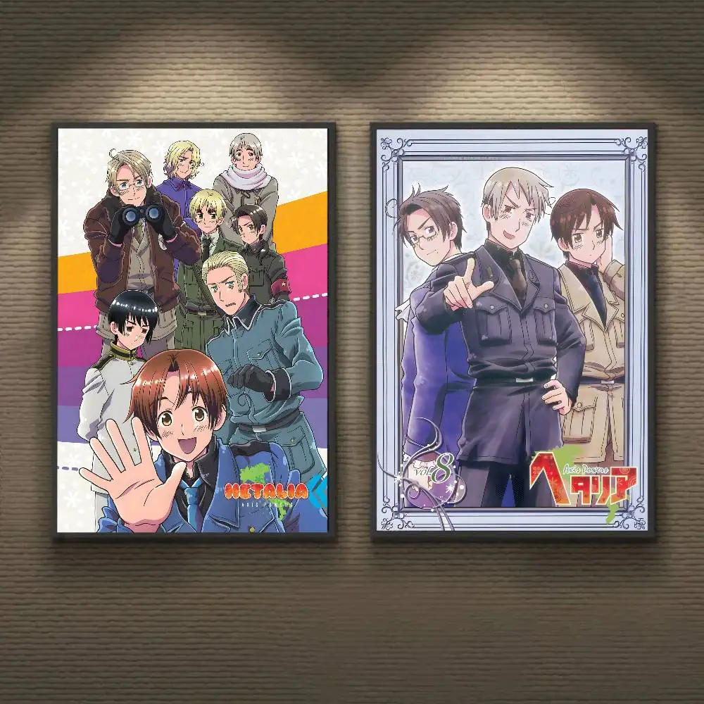 Anime Cartoon Hetalia Axis Powers Poster Canvas painting poster