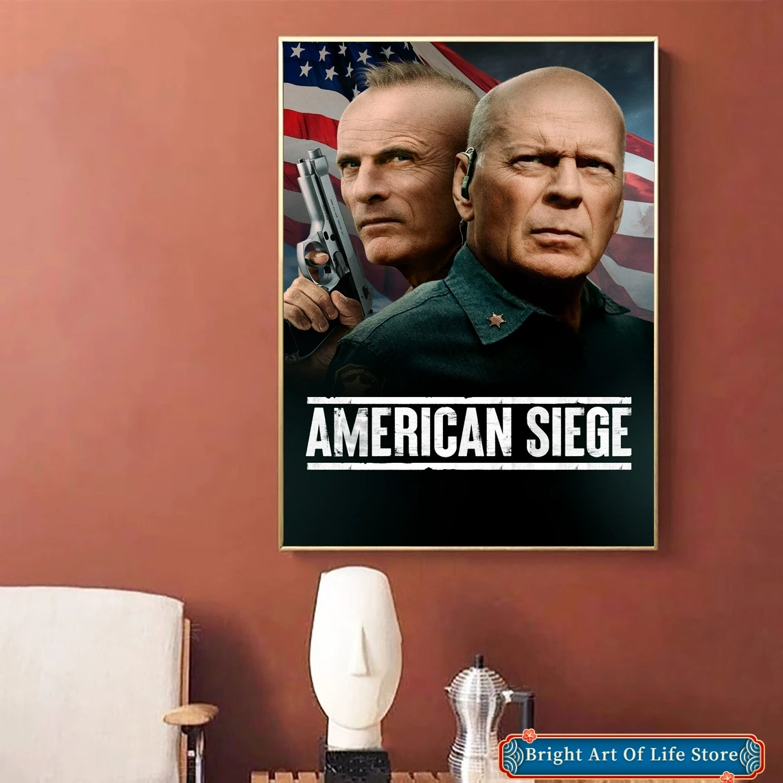 American Siege Movie Poster Home Decoration Wall Painting (No Frame)