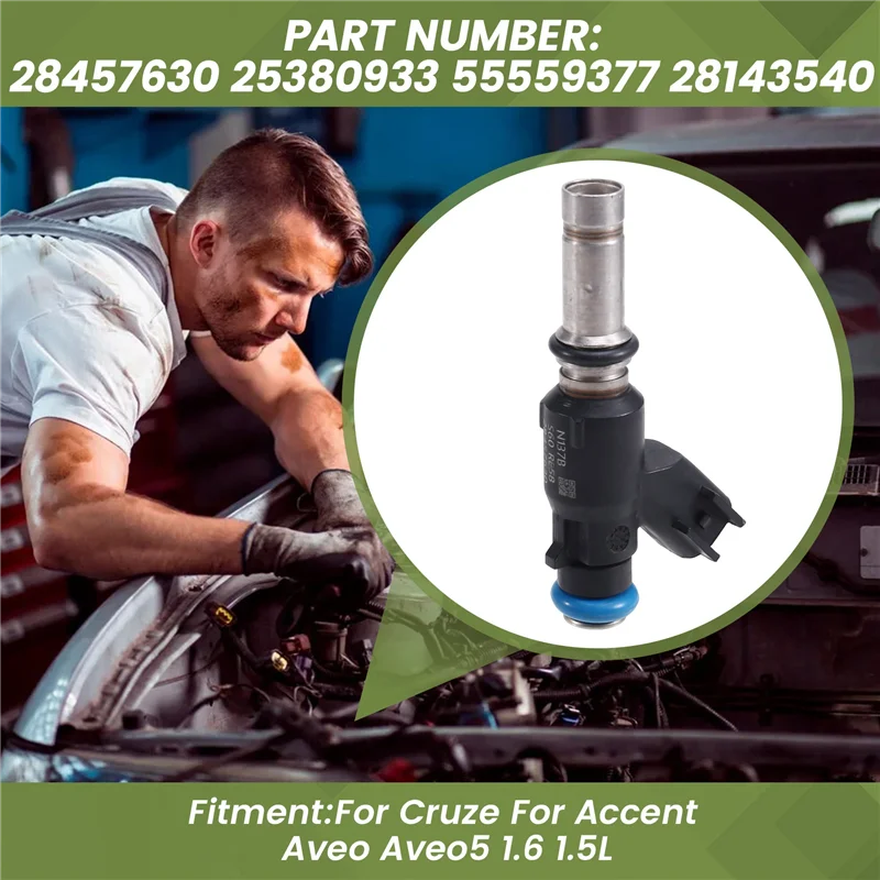 ABTC-4Pcs حاقن الوقود صالح ل كروز هيونداي أكسنت أفيو Aveo5 1.6 1.5L 28457630 25380933 55559377 28143540