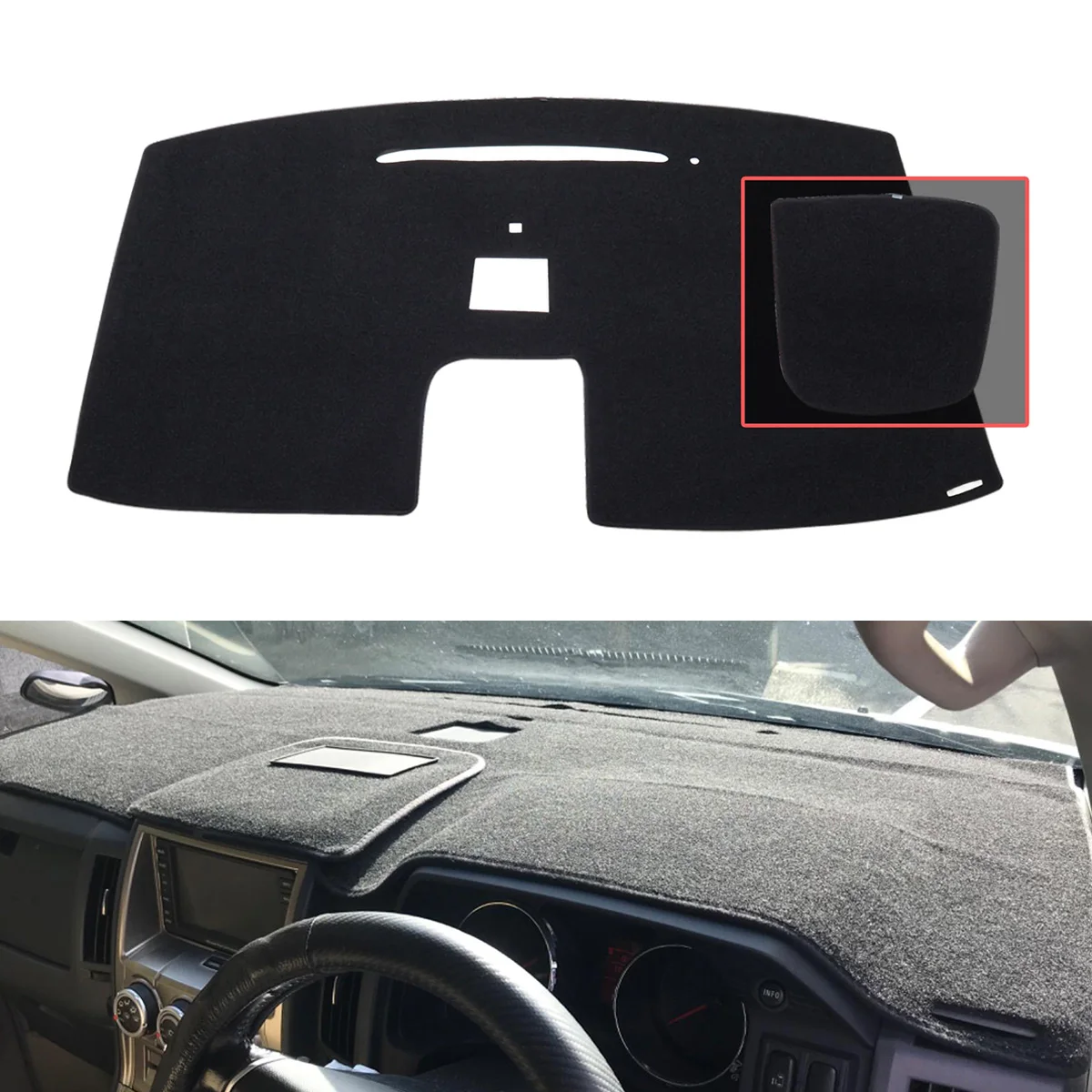 Car Dashboard Pad for MITUBIST DELICA D:5 D5 2007 - 2023 Dashmat Dash Mat Accessories Protective Cover Carpet