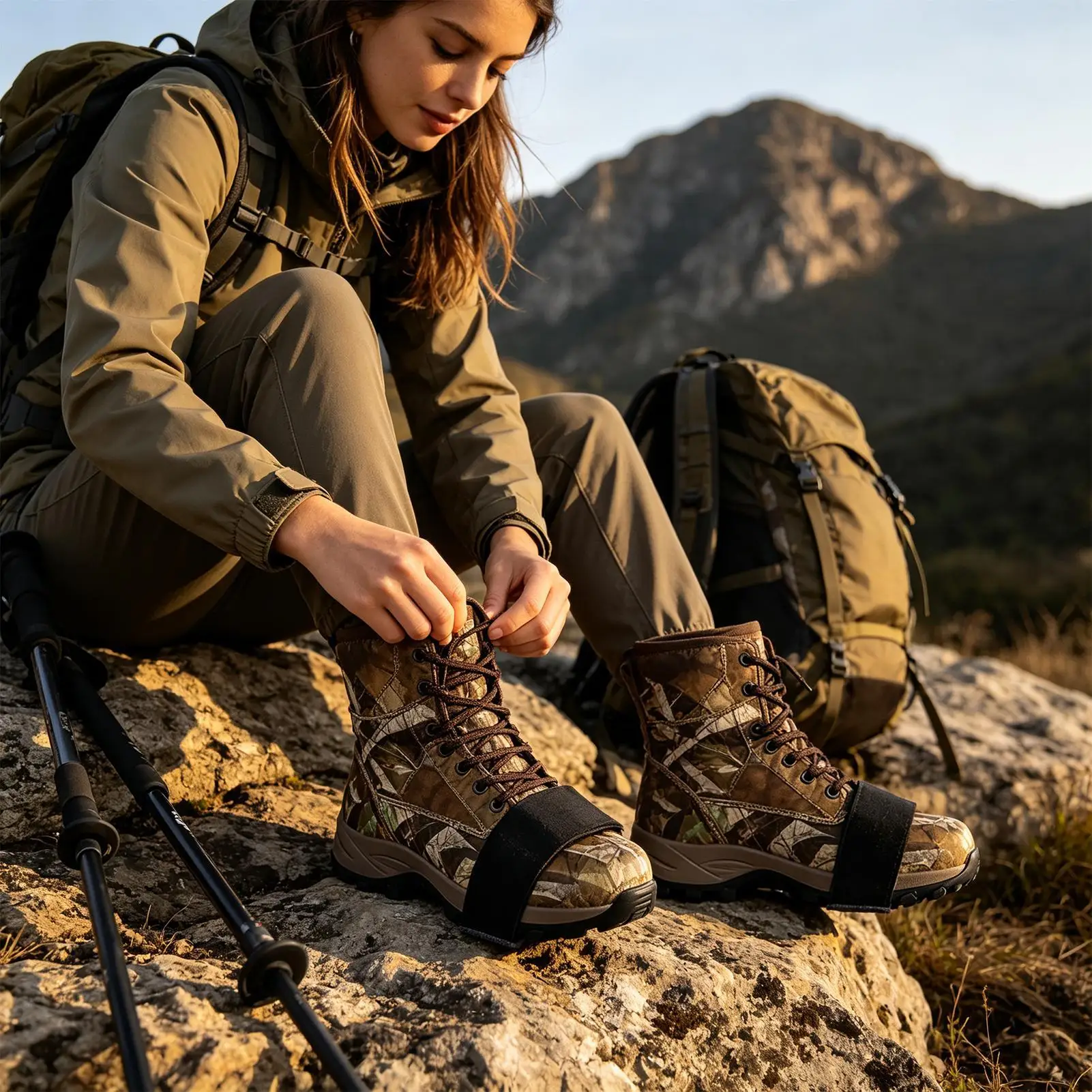 Hunting Boot Pads Elastic Felt Thick Long-Lasting Reusable Attractant 8-Piece Outdoor Deer Urine Boot Pad For Adults Men Women
