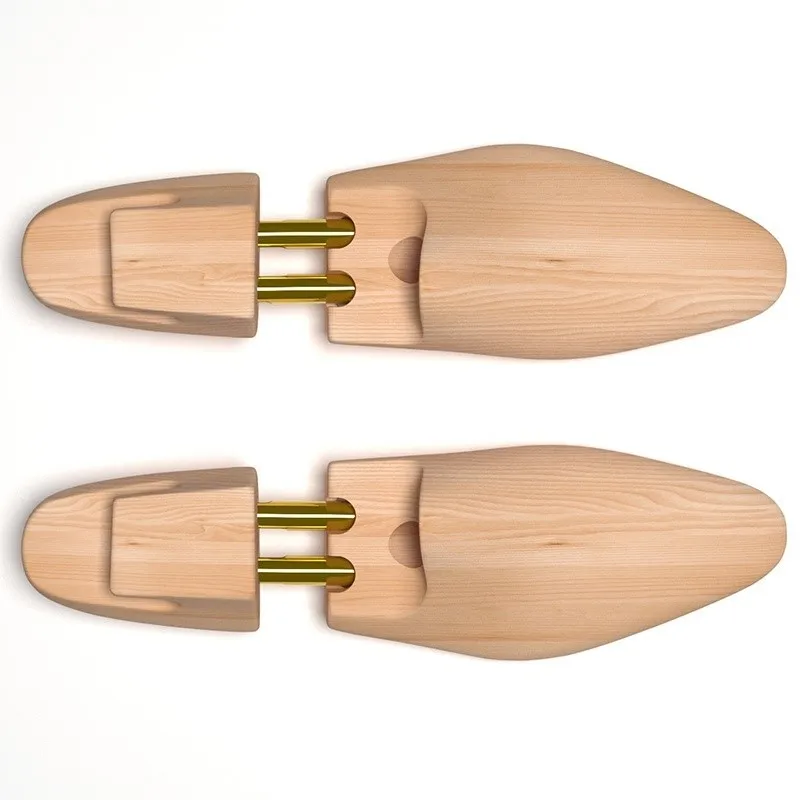 Solid Wood Shoe Last Support Adjustable Spring Pine Wood Anti-wrinkle Storage Leather Shoe Shaping Device High-end Shoe Support