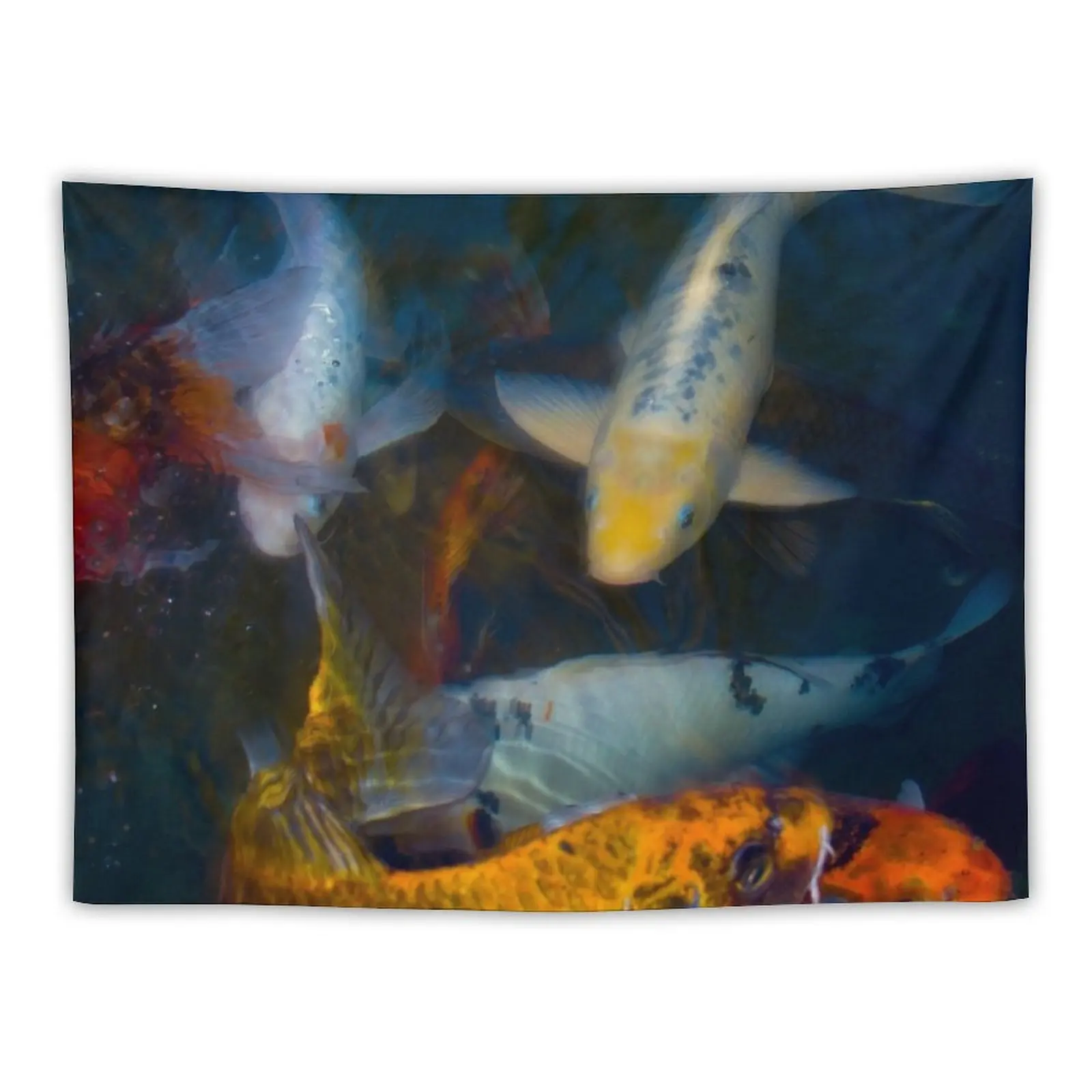 

Koi Fish Family Tapestry Wall Decor Hanging Bedrooms Decor Decoration Room Decorations For Room