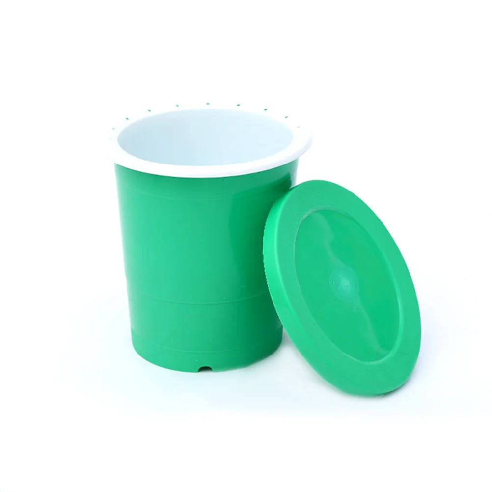 

1Set Bean Planting Barrel Plastic Sprout Jar Compact Durable Ventilation Design for Home Kitchen Vegetable Sprouting Container