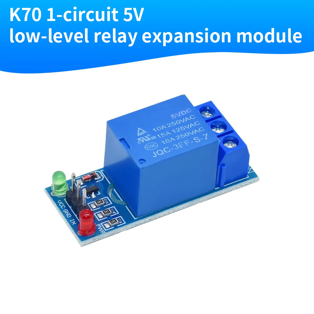 Picture 3: 5V K70 Low-level LED Relay Module&Single-channel Solid Relay high-level Trigger For Arduino PLC Automation Equipment  Control