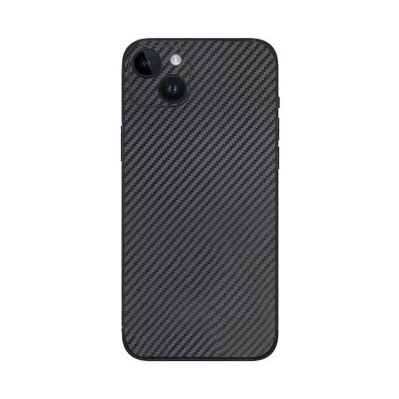 2PCS/LOT  Carboon Skin Sticker For iphone 17 16 15 14 13 pro max mini plus Back Cover Stickers Protection Film